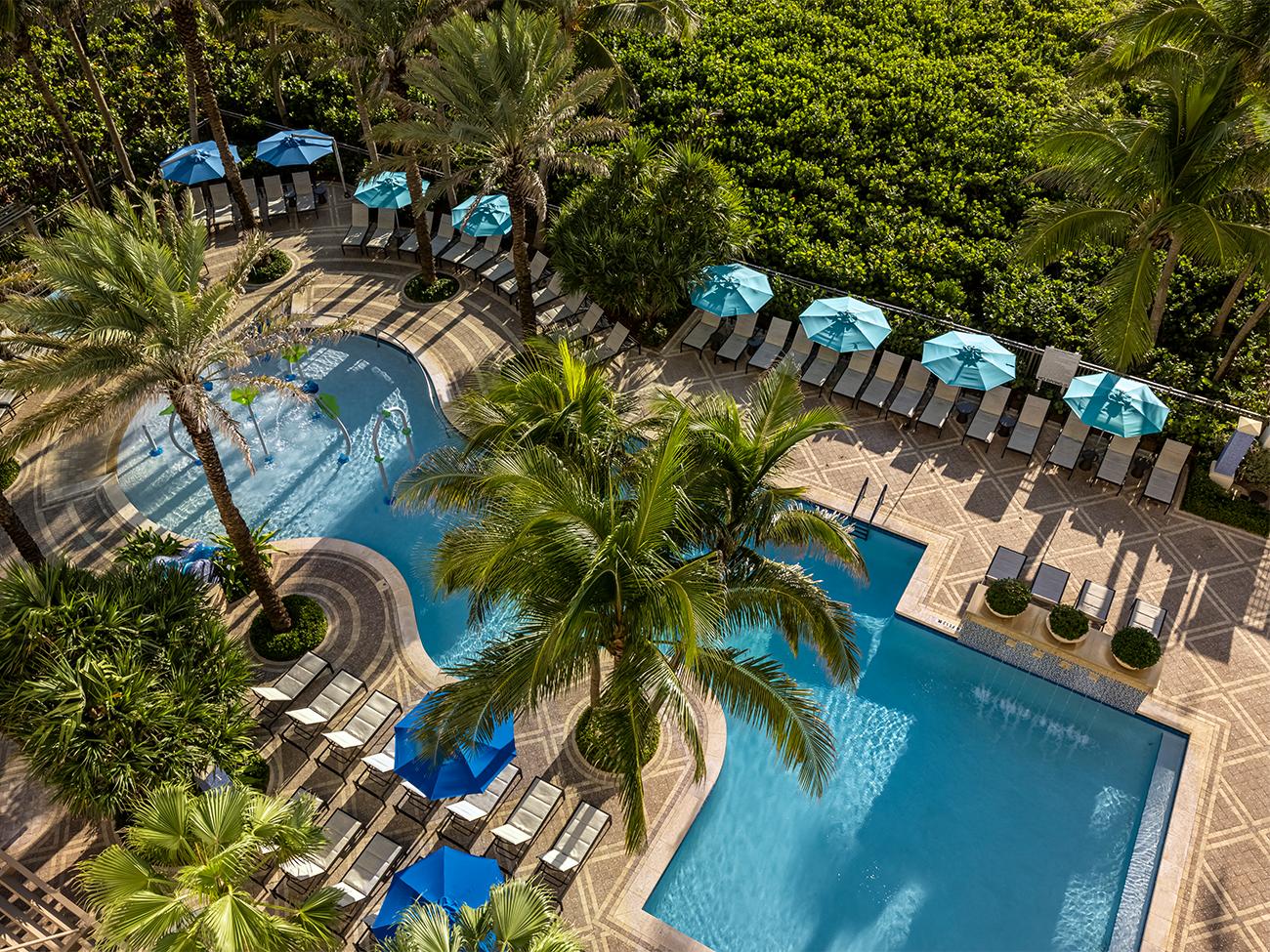 Pool Aerial View